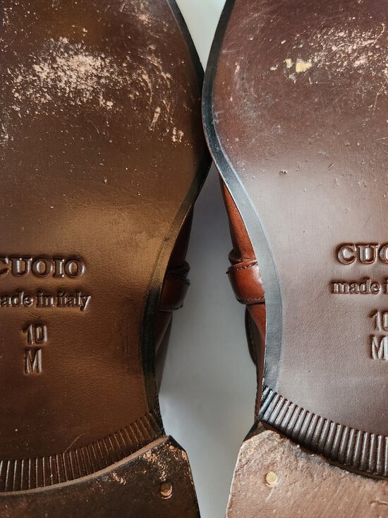 Mercanti fiorentini men\'s brown leather dress shoes size: 10M  made in Italy main image 10